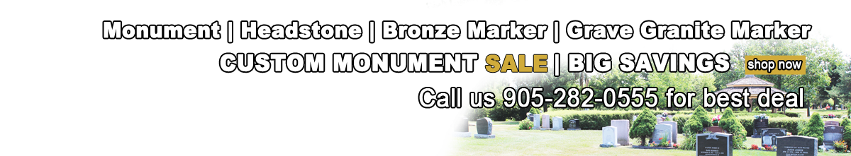 Monument | Headstone | Cemetery Grave Marker | Bronze Marker | On Sale